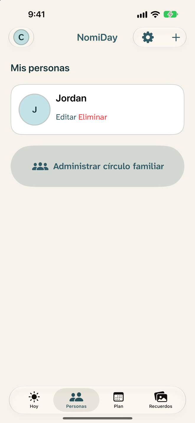 Círculo familiar privado